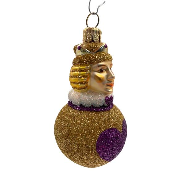 Patricia Breen Miniature Queen of Hearts Fuchsia Valentines Christmas Ornament - Picture 4 of 10